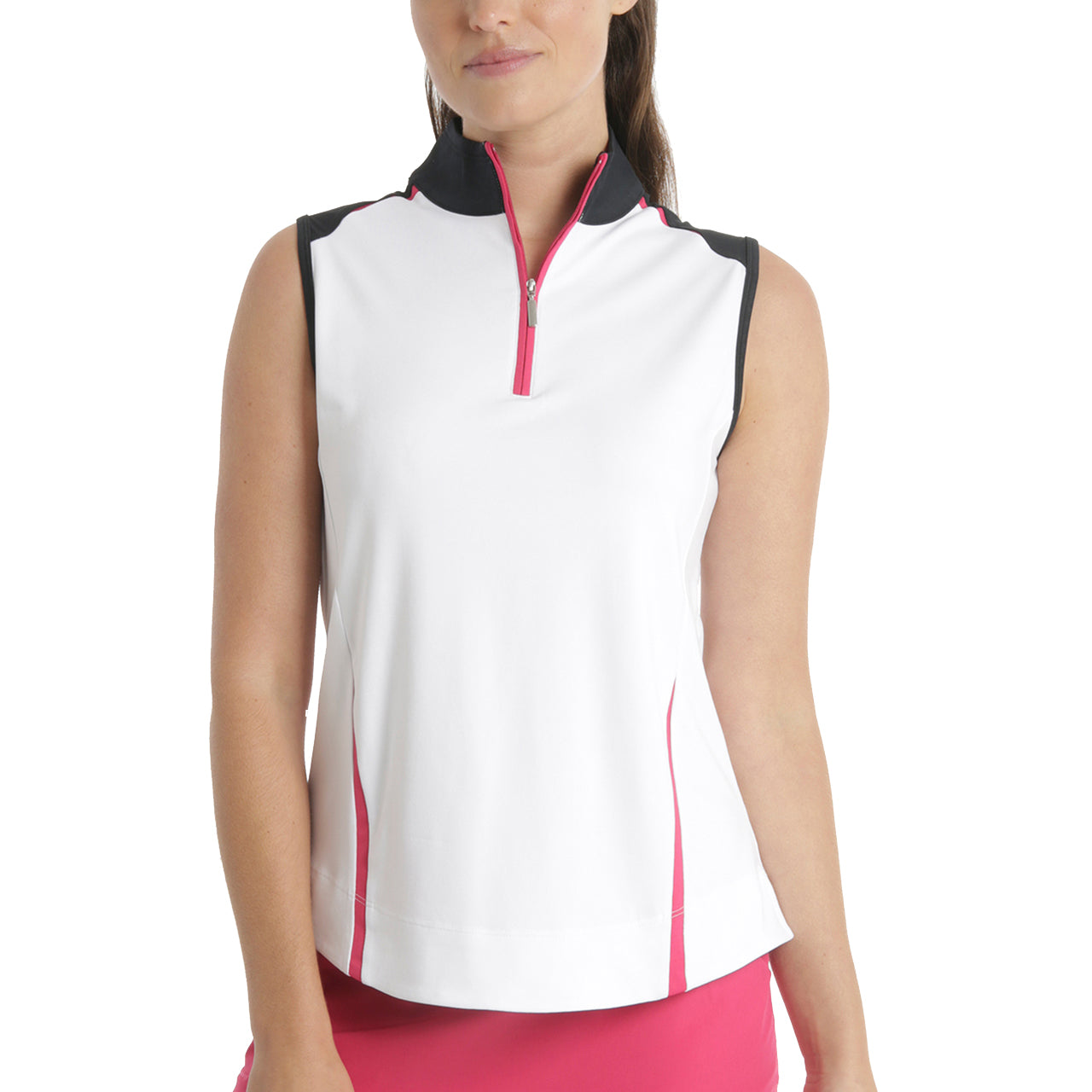 Chase54 Venom Women's Sleeveless Golf Polo Shirt - Moisture-Wicking, UV Protection for Hot Weather Golfing & Outdoor Sports