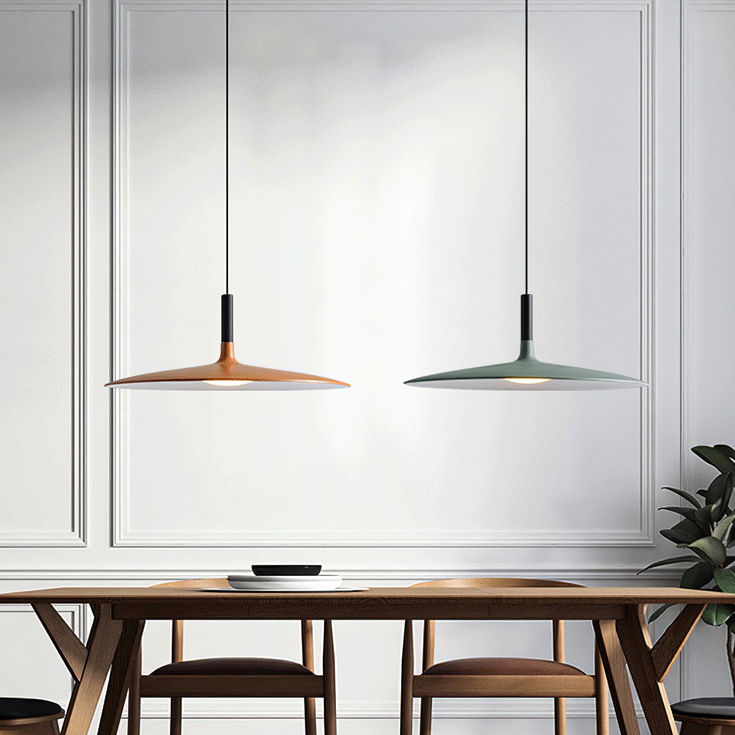 Modern Aplomb Pendant Light Fixture - Elegant Hanging Chandelier for Dining Room, Kitchen Island, Bedroom & Living Room Decor