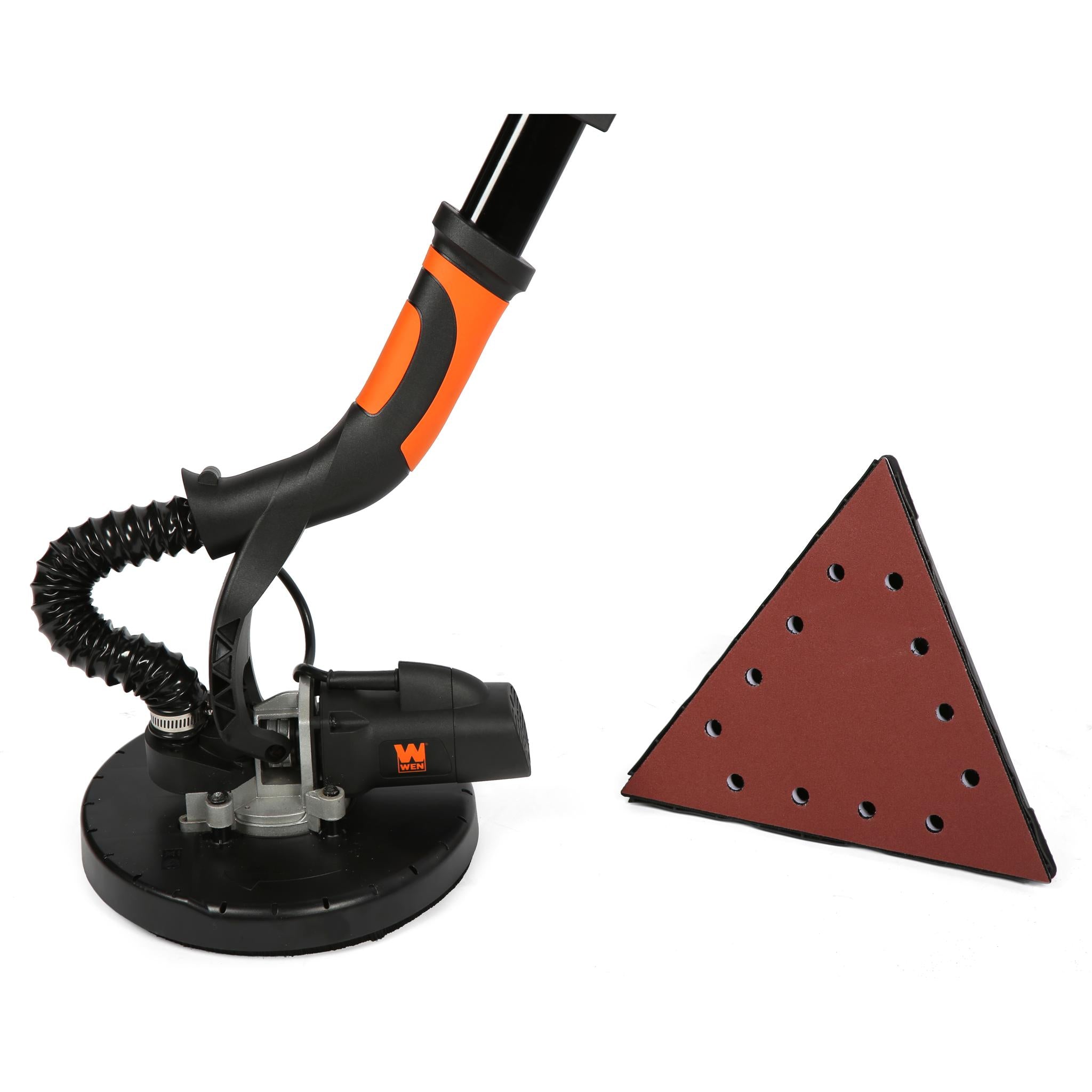 WEN DW5084 5 Amp 2-in-1 Variable Speed Drywall Sander with Dual Head & 15ft Dust Hose - Perfect for Drywall Repair, Sanding Walls & Ceilings, DIY Home Renovation Projects
