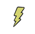 Custom Iron-On Patches with Bolt Icons - DIY Sewing & Embroidery for Jackets, Bags & Denim - Perfect for Personalization & Repair