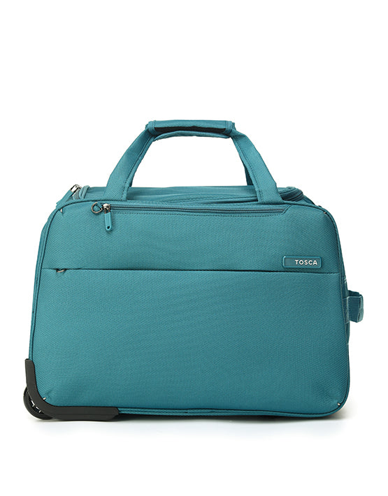Tosca AIR5055 WB SO LITE Onboard Wheel Bag - Lightweight Teal Carry-On Luggage for Air Travel | Perfect for Business Trips & Weekend Getaways