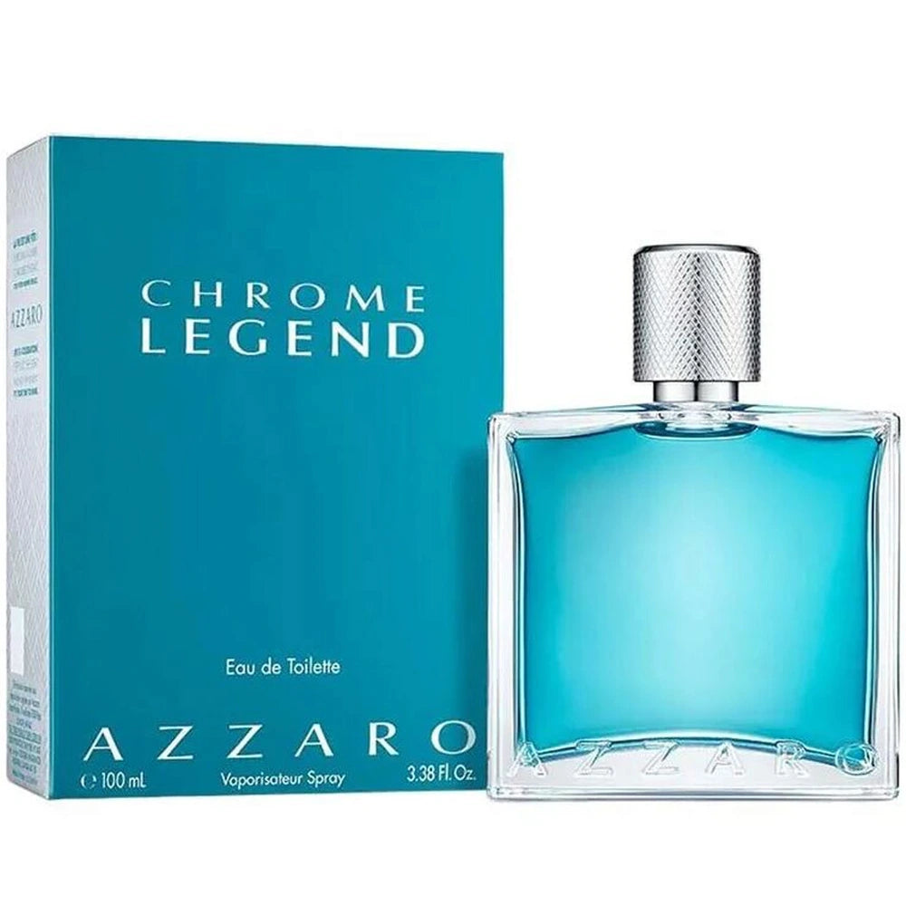 Chrome Legend 3.4 oz Eau De Toilette for Men - Fresh Long Lasting Cologne Spray - Perfect for Date Night, Office & Special Occasions