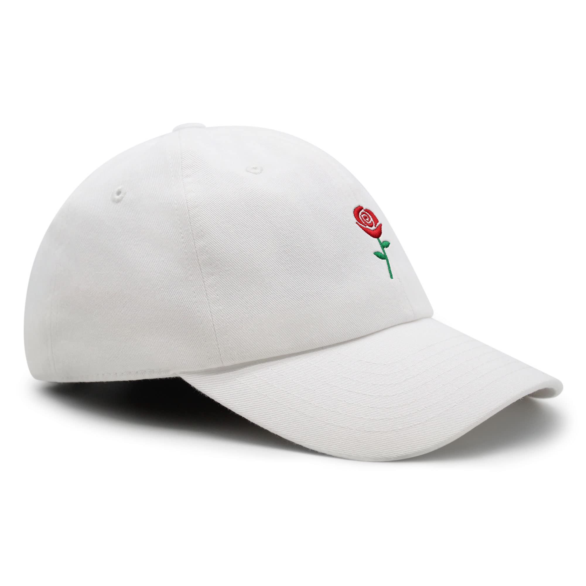 Premium Embroidered Rose Dad Hat - Stylish Baseball Cap for Men & Women - Perfect for Outdoor Activities, Casual Wear & Fashion Accessories