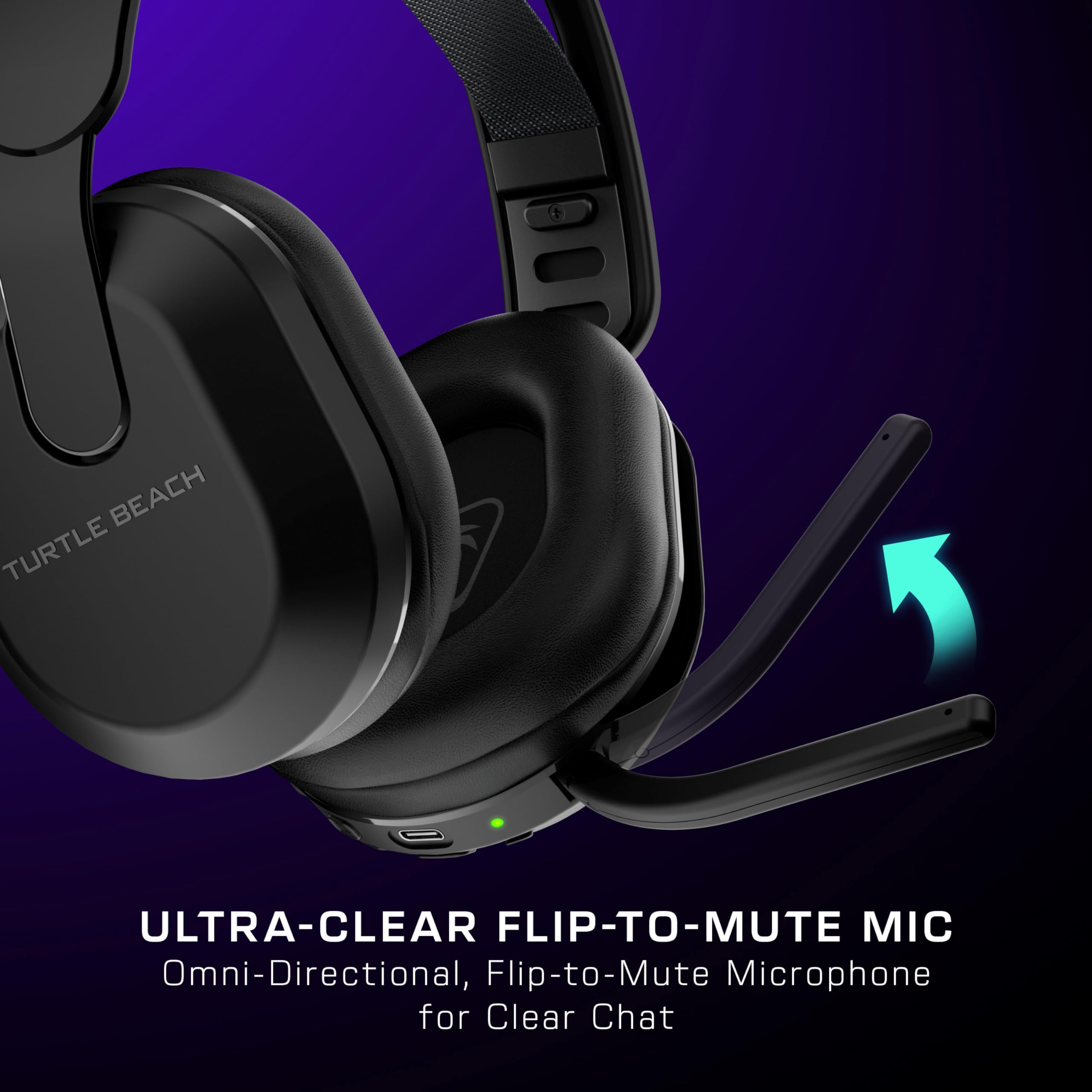 Turtle Beach Stealth 500 Wireless Gaming Headset for Xbox Series X|S & Xbox One - Bluetooth Compatible with PC & Mobile - 40 Hour Battery Life - Memory Foam Ear Cushions - Flip-to-Mute Mic - Black - Perfect for Competitive Gaming & Late Night Sessions
