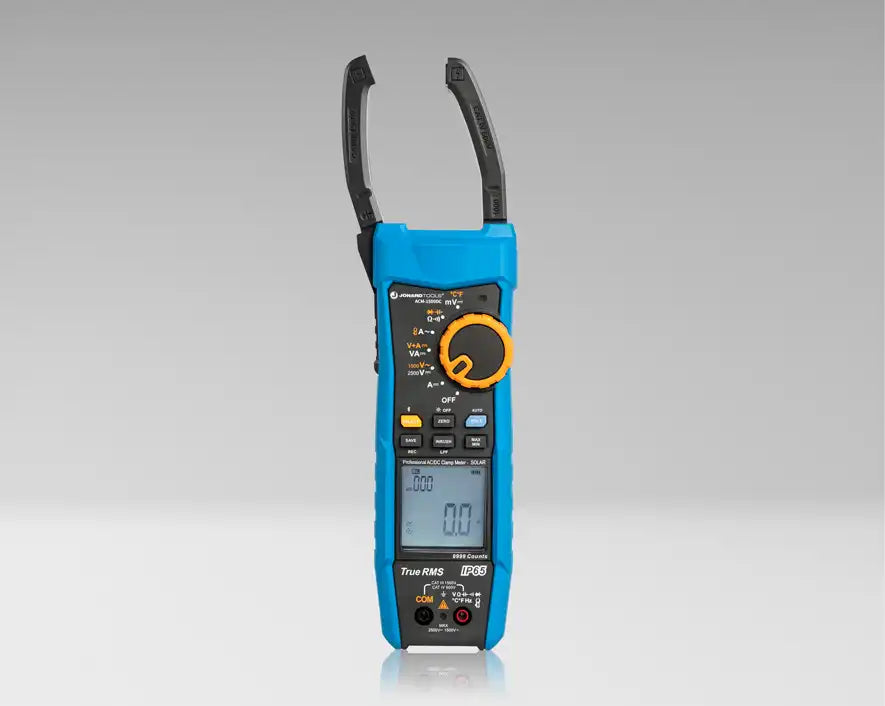 ACM 1500DC Digital Clamp Meter - Solar Power Compatible, CAT III 1500V Safety Rating - Perfect for Electricians & Solar Panel Installation