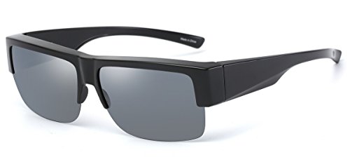 Black Frame/Black Lens | Medium Sized | Frame Height: 46mm/1.85inch