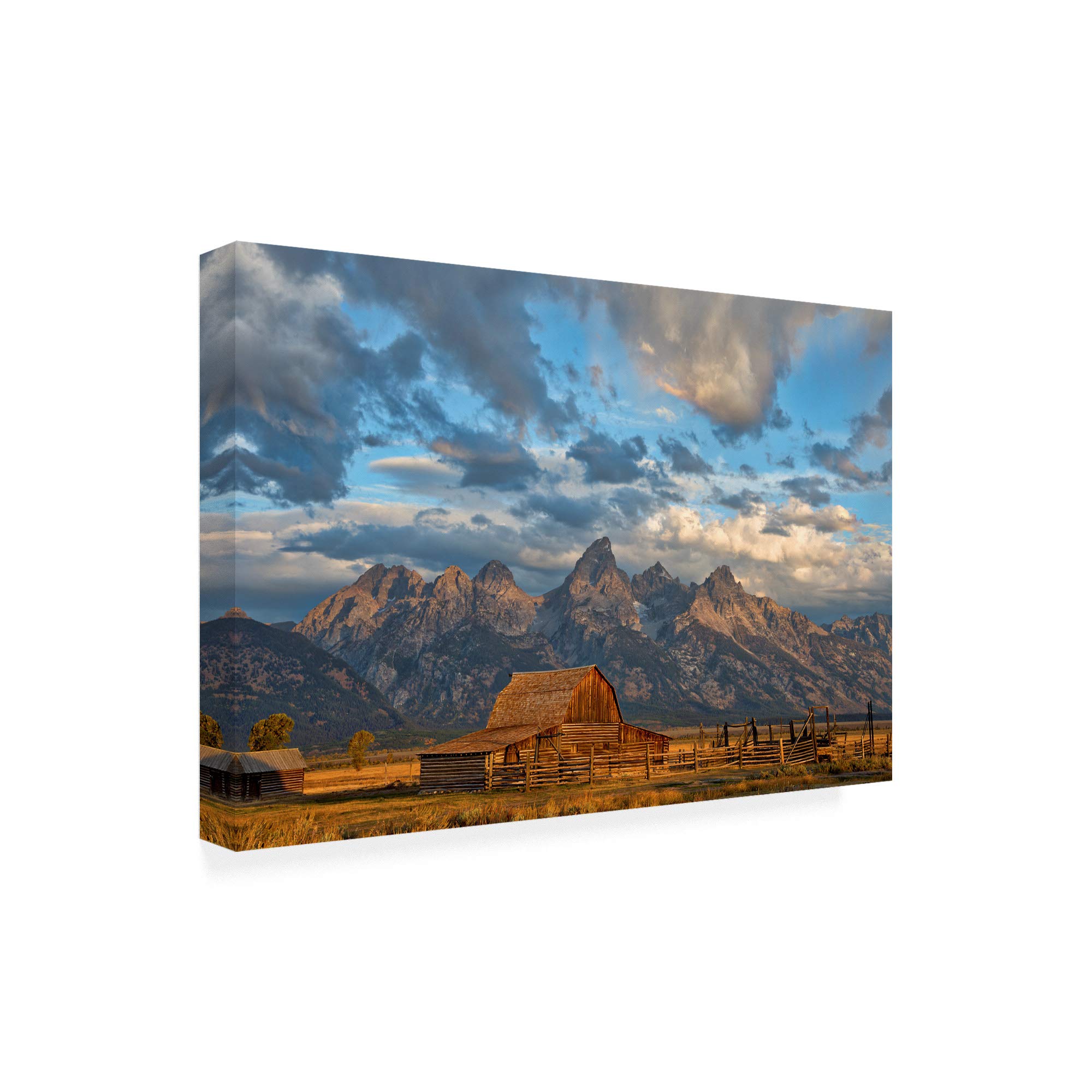 Darren White Photography Rustic Wyoming Fine Art Print - 12x19 Inches, Western Landscape Wall Decor for Living Room, Office & Cabin