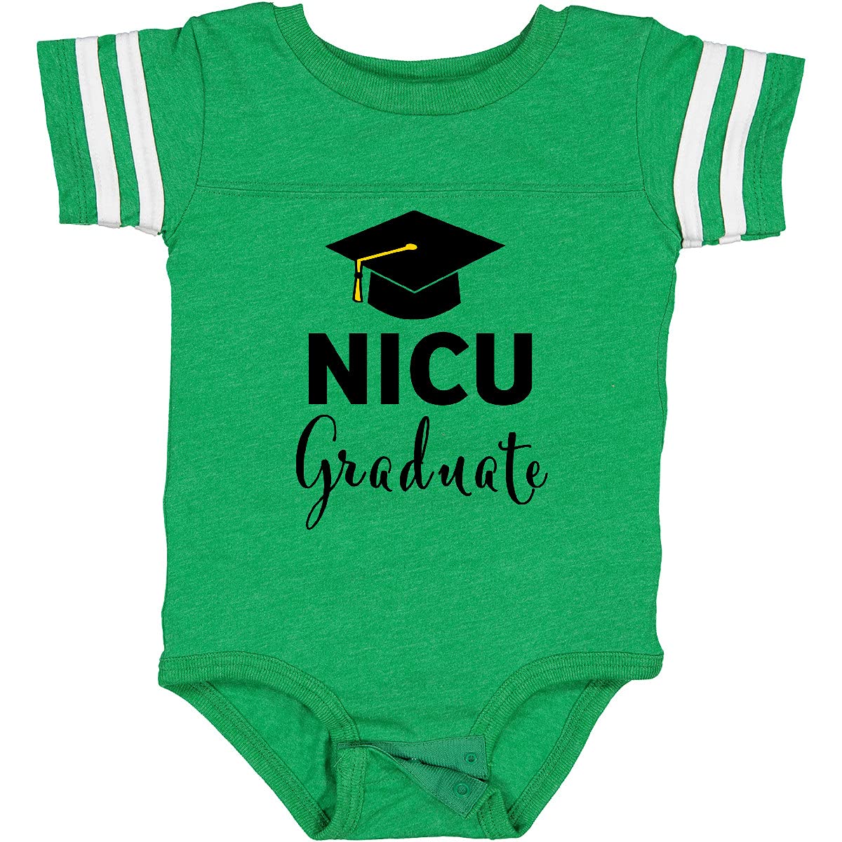 Inktastic NICU Graduate Baby Bodysuit - Cute Newborn Outfit for NICU Graduation, Baby Shower & Photo Shoots