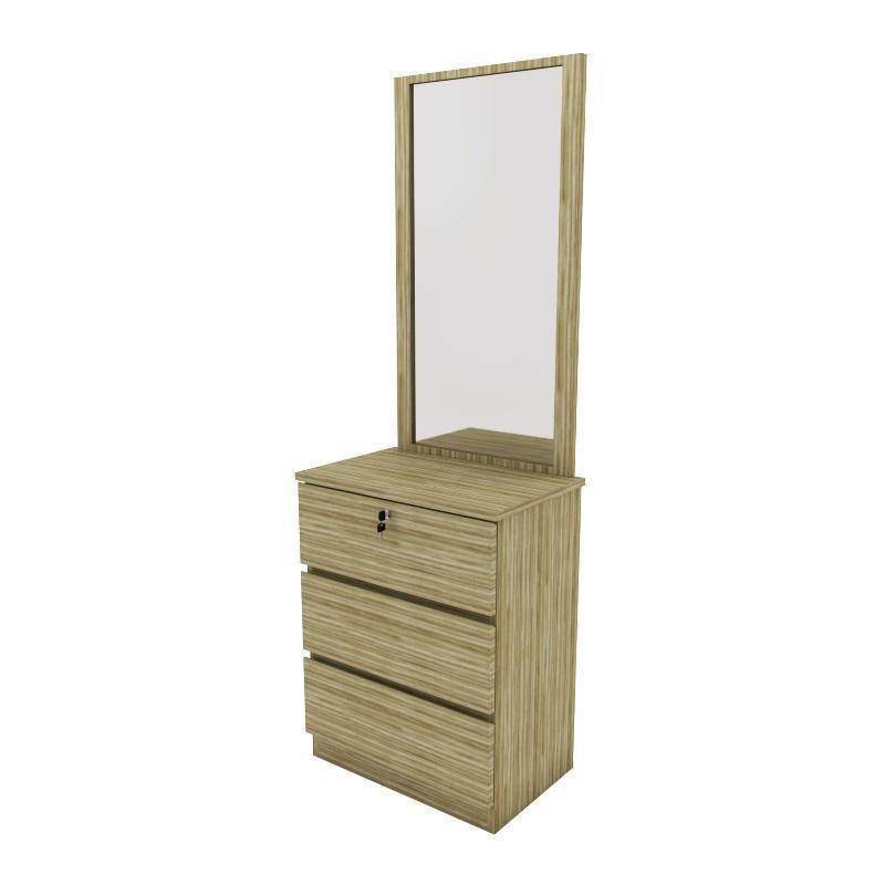Ivonne Vanity Dressing Table with Mirror - Elegant Makeup Desk for Bedroom, Bathroom & Salon | Perfect for Makeup, Skincare & Hair Styling