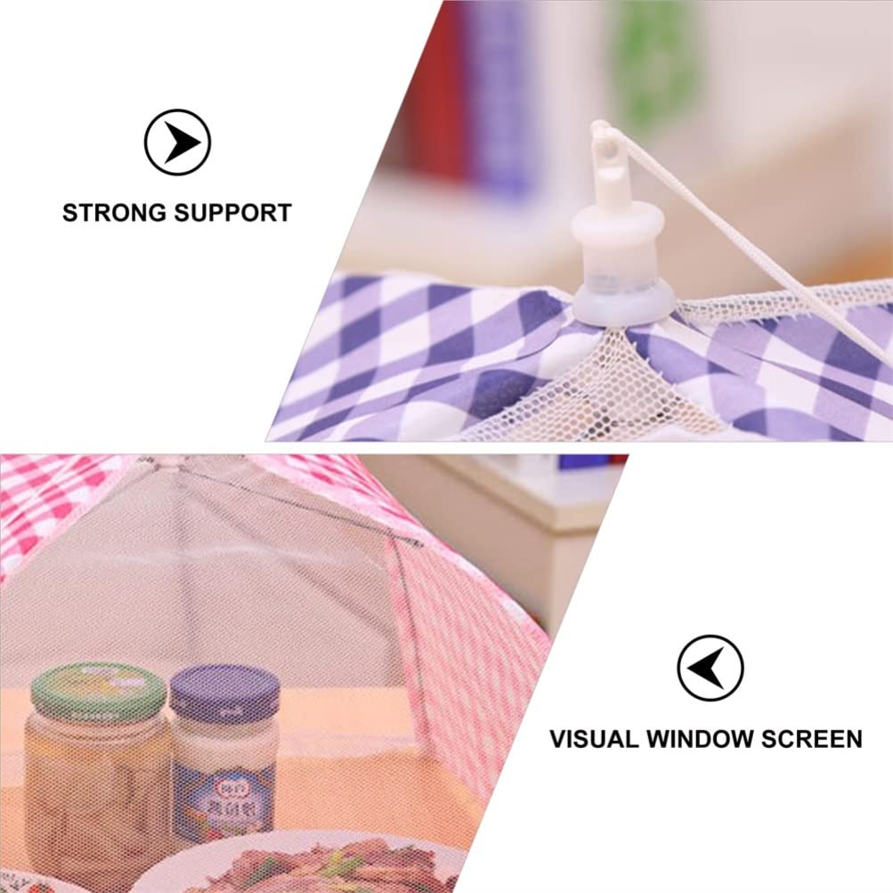 DOITOOL Outdoor Food Cover Tent - Mesh Net for Camping, Picnics & Patio Dining | Stylish Kitchen & Party Decoration | Plate & Dish Umbrella Protector for Flies & Bugs