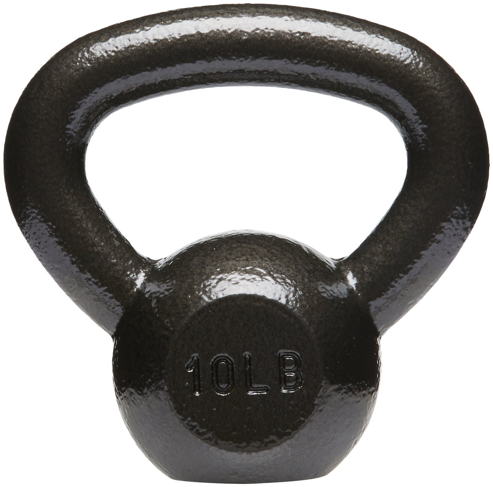 Amazon Basics Cast Iron Kettlebell - 5-50 lbs Weight Options for Home Gym, Strength Training & CrossFit Workouts | Durable Fitness Equipment for Men & Women