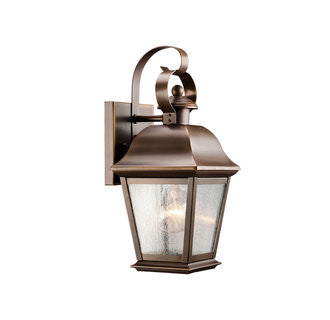 Mount Vernon Outdoor Wall Sconce - Waterproof Exterior Light Fixture for Porch, Patio & Garden - Black Matte Finish with Clear Glass Shade