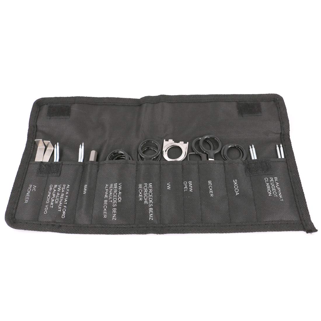 UTSAUTO 20-Piece Car Radio Removal Tool Kit - Universal Stereo CD Player Removal Keys for Ford, GM, Toyota & More - Perfect for DIY Car Audio Installation & Repair