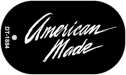 American Made Custom Engraved Metal Dog Tag Necklace - Personalized Military Style Pet ID Tag for Dogs | Perfect for Pet Memorial, Military Gifts & Everyday Wear