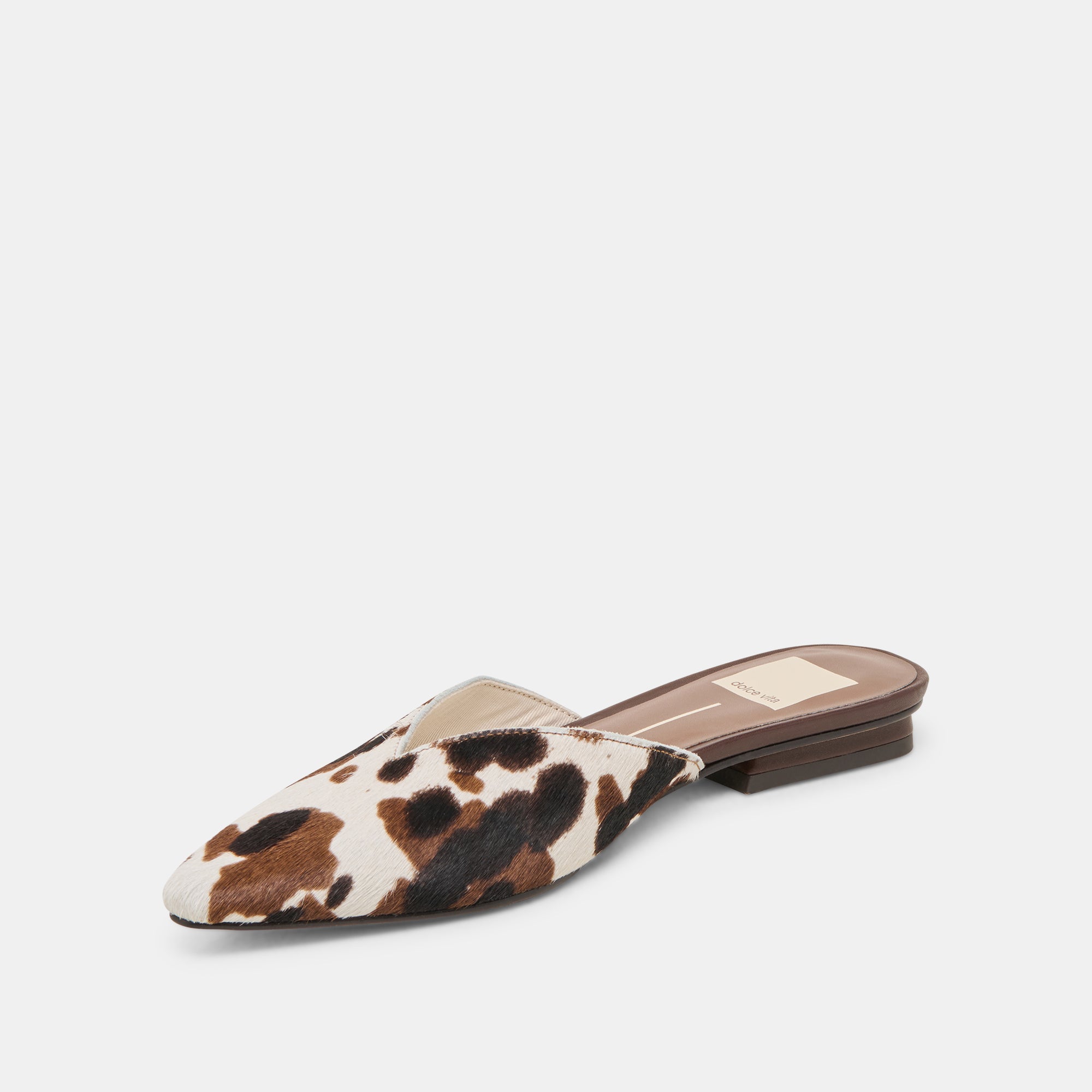 ELM FLATS COCOA TAURUS CALF HAIR Women's Loafers - Comfortable Slip-On Shoes for Work, Office & Casual Outfits