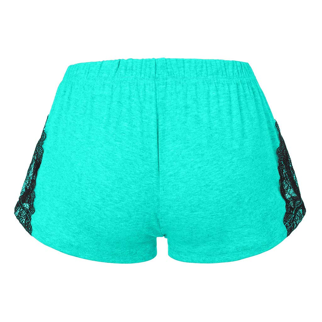 Sexy Women's Booty Shorts - Lace Crochet Drawstring Low Waist Running Gym Shorts | Slim Fit Hot Pants for Workout, Yoga & Casual Wear