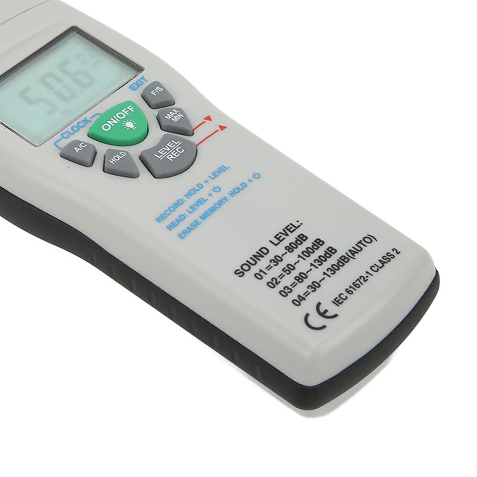 Professional Digital Decibel Meter - Accurate Sound Level Noise Measurement Device with LCD Backlight | Perfect for Factories, Cinemas, Industrial & Home Use (dB Tester for Workplace Safety, Audio Engineering)