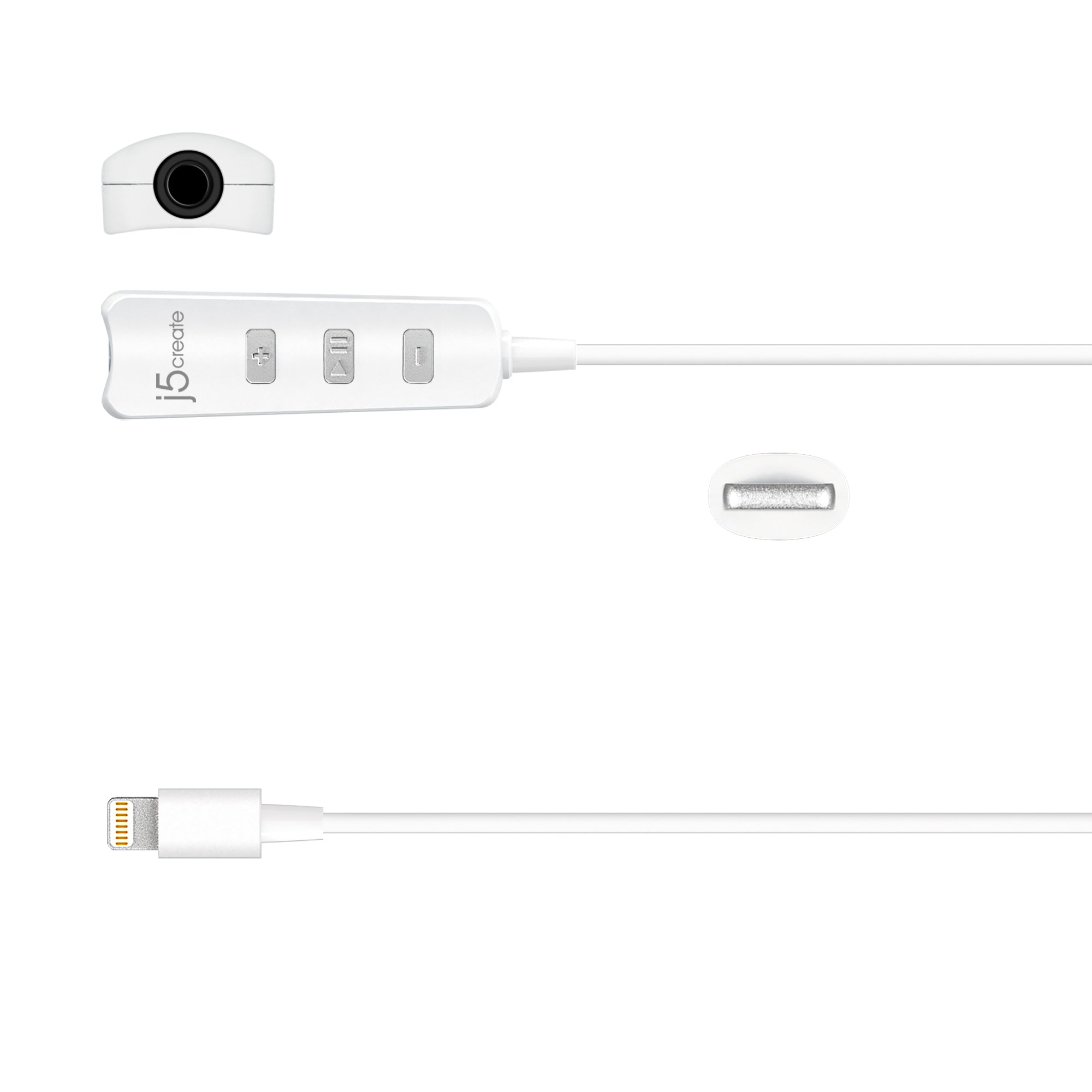 Premium Lightning® Audio Adapter - High-Quality Digital to 3.5mm Headphone Jack Converter for iPhone/iPad - Perfect for Music, Gaming & Conference Calls
