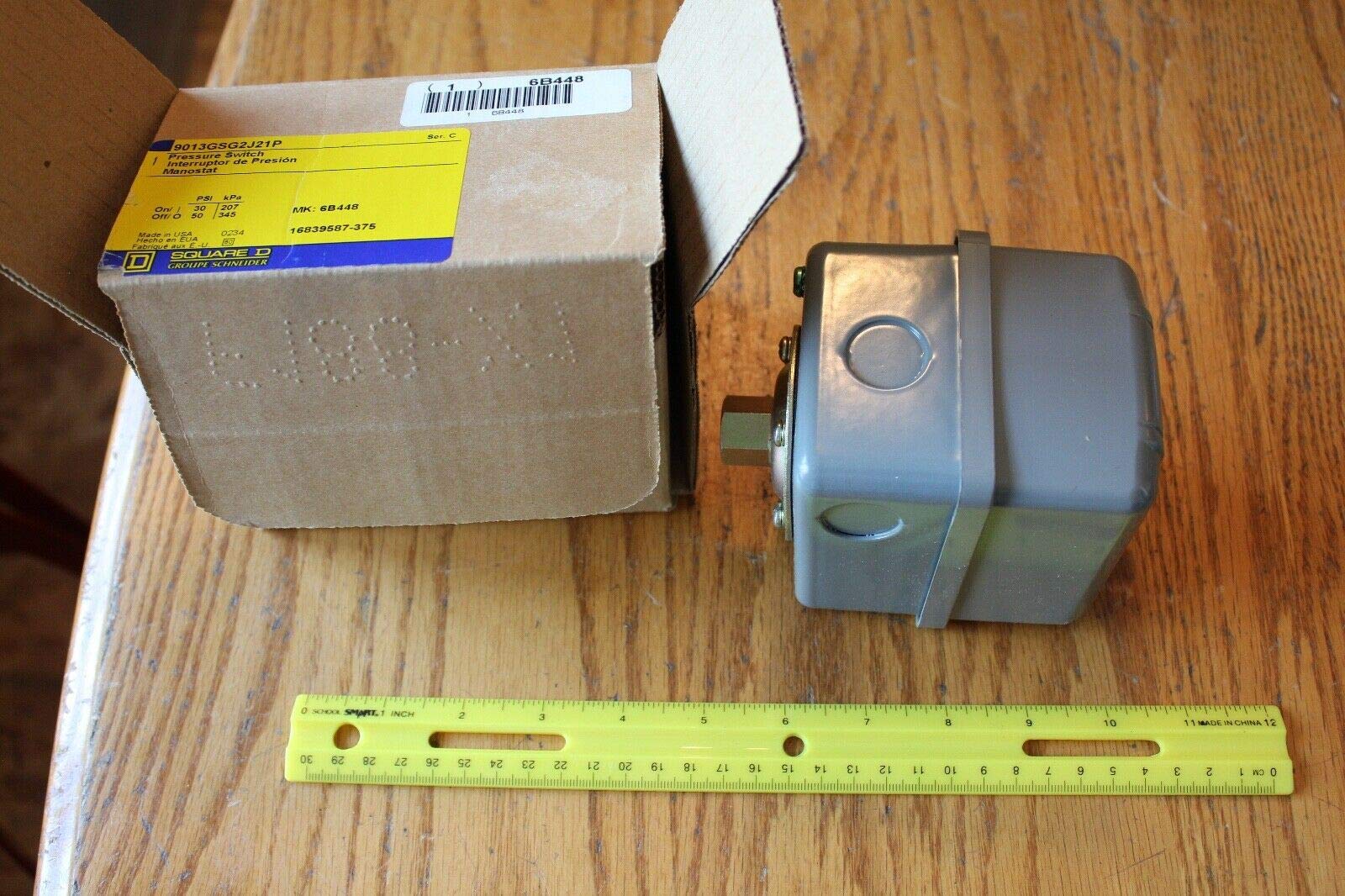 SQUARE D 9013GSG2J21P Pumptrol Pressure Switch - New Replacement for Water Pump Systems - Ideal for Well Pumps, Irrigation & Home Water Pressure Control