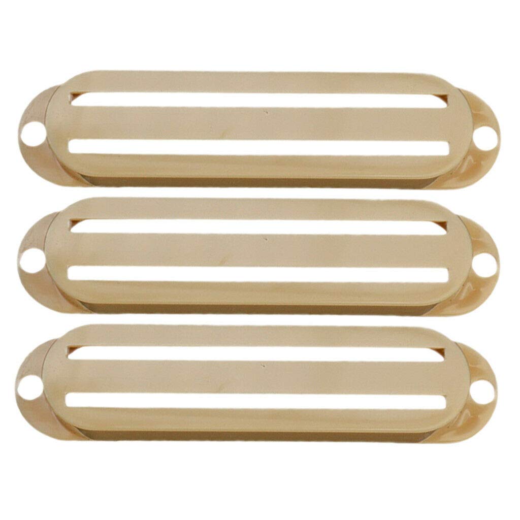 3Pcs Cream Guitar Rail Pickup Covers - Replacement Parts for Electric Guitar | Perfect for DIY Guitar Upgrades & Sound Enhancement