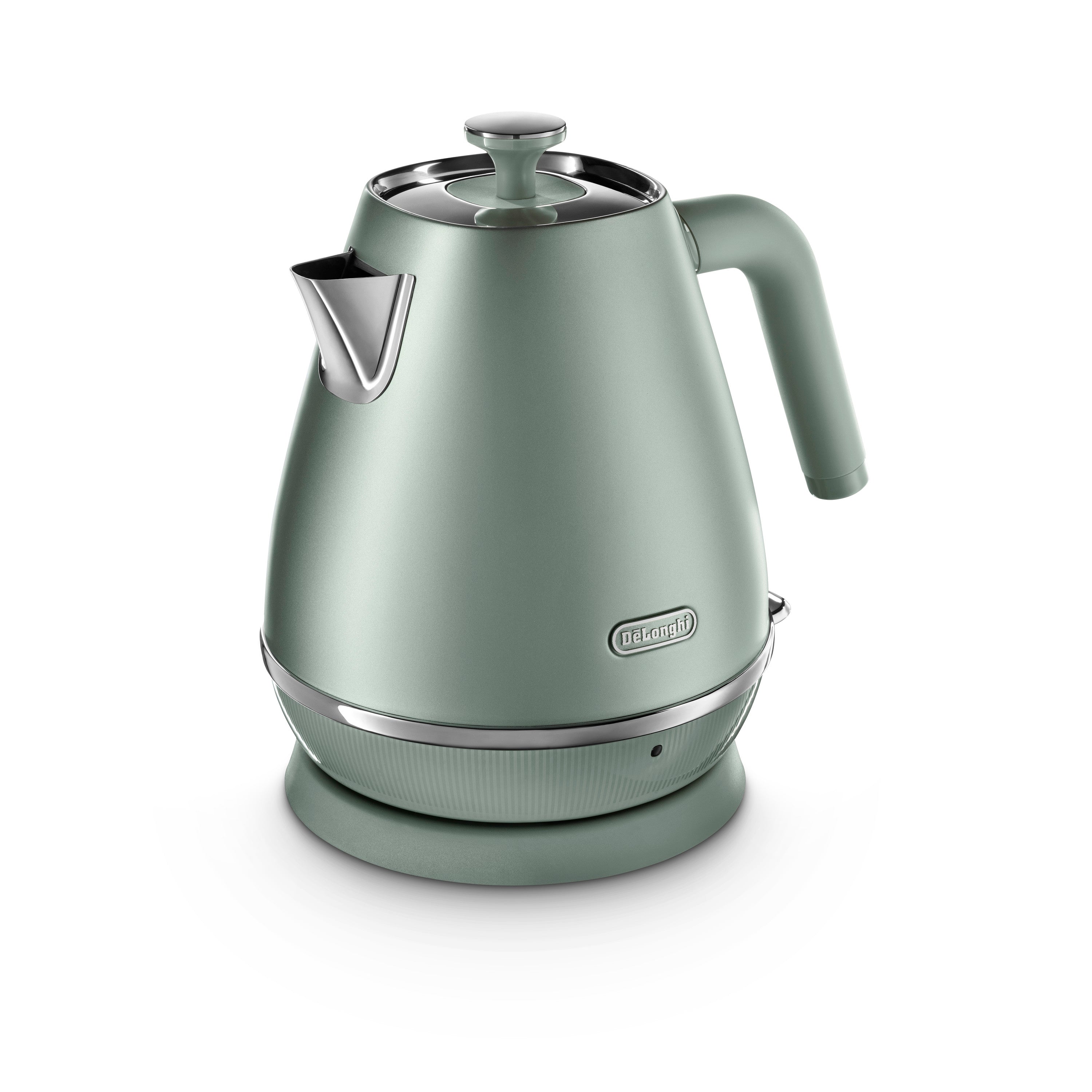 De'Longhi KBIN2000 Distinta Perla Electric Kettle - 1.7L Fast Boiling, Stainless Steel, Auto Shut-Off & Boil-Dry Protection - Perfect for Home, Office & Tea Lovers