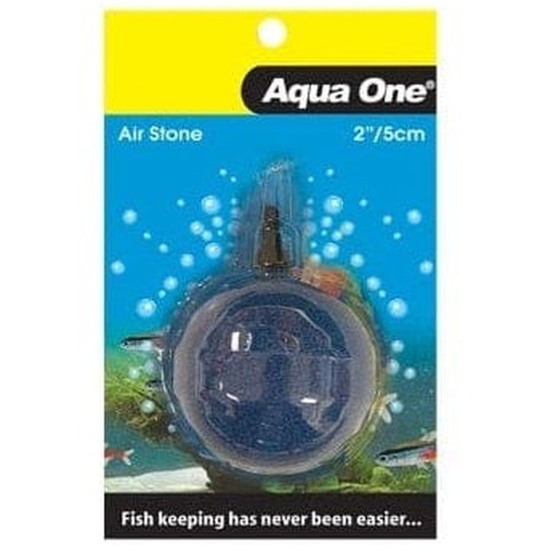 Aqua One Airstone Ball 5cm - Premium Air Stone Diffuser for Aquariums & Fish Tanks - Enhances Oxygenation & Water Circulation for Healthy Fish