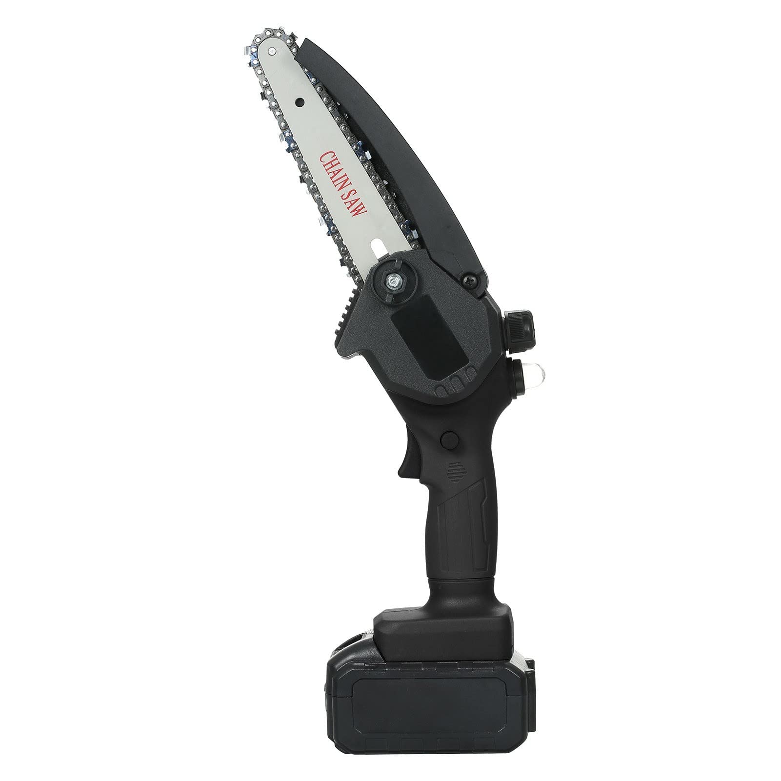 MengK 36V 6-Inch Cordless Mini Chainsaw - Rechargeable Electric Pruning Saw for Woodworking, Tree Trimming & DIY Projects | Portable & Lightweight for Outdoor & Garden Use
