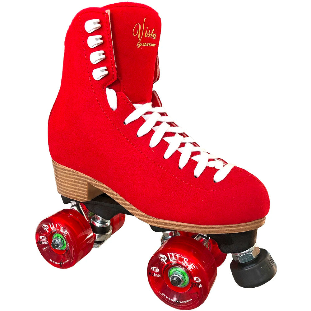 Jackson Vista Roller Skates for Women & Men - Adjustable Quad Roller Skates with Outdoor Wheels for Beginners & Pros - Perfect for Rink, Park, Street Skating & Roller Derby