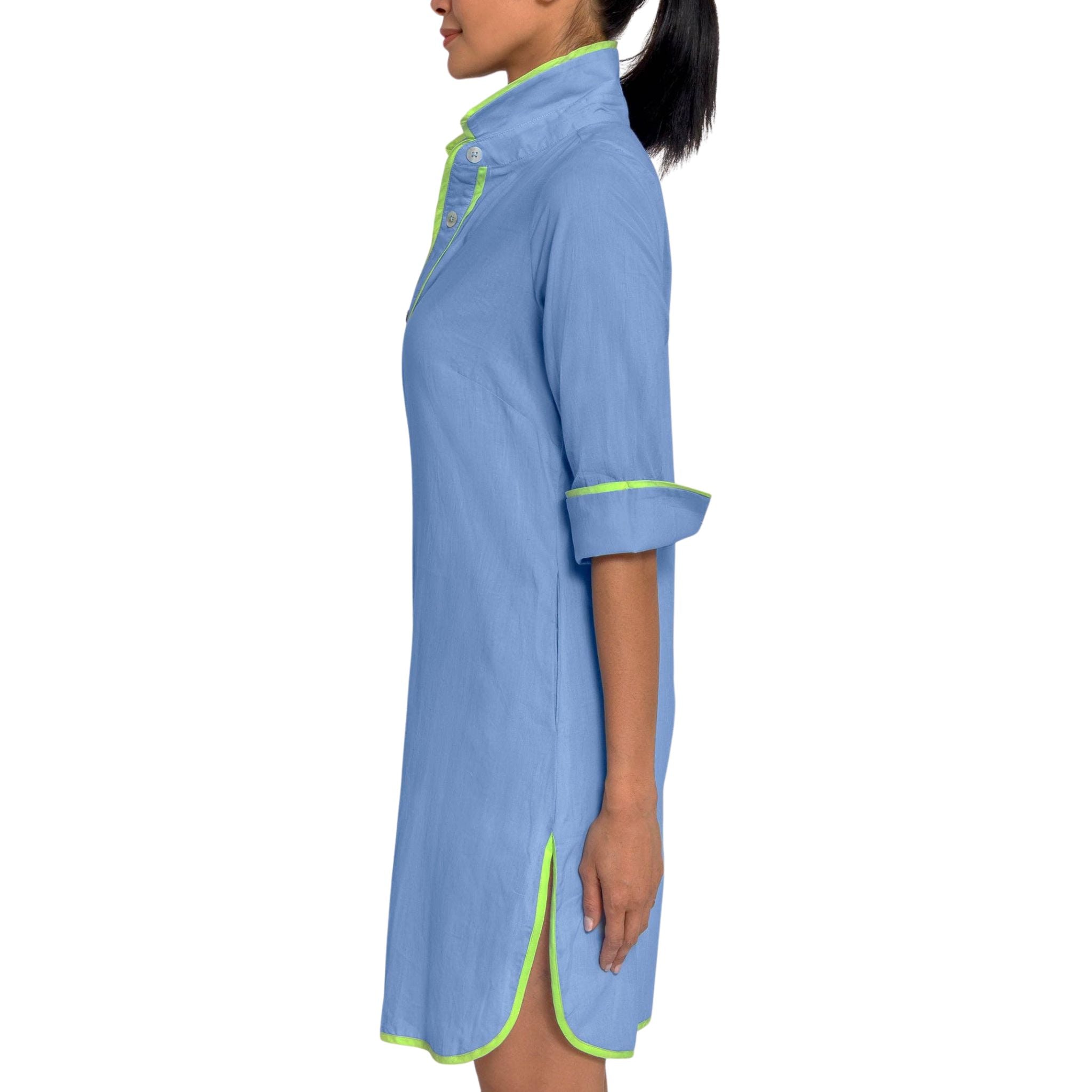 Stylish Short Dress with Shirt Tails - Women's Casual Flowy Mini Dress for Summer Outfits, Beach Wear & Date Nights