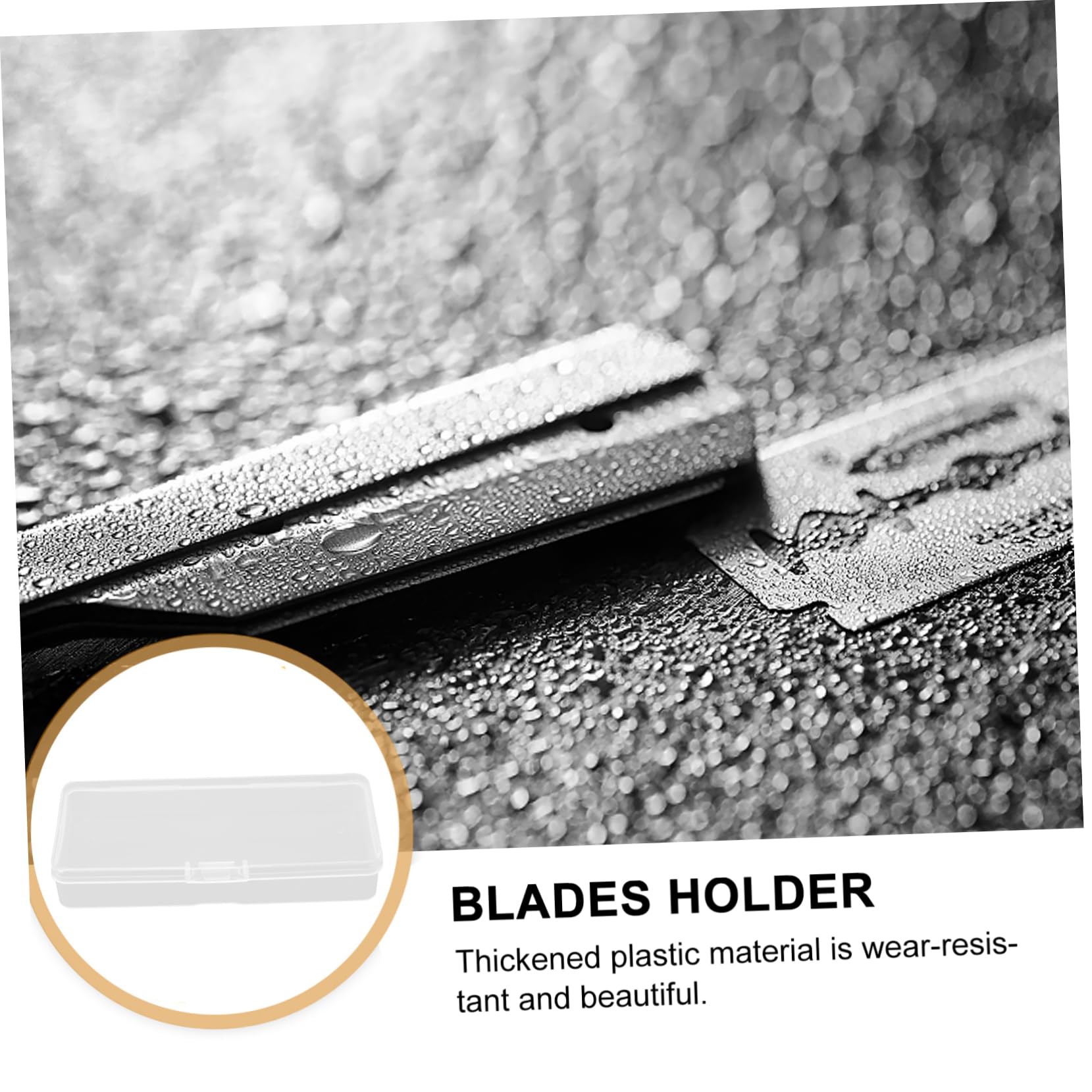 10-Pack Razor Blade Storage Case - Secure Disposable Blade Holder & Dispenser for Safe Razor Blade Organization - Perfect for Home, Salon, and Travel Use
