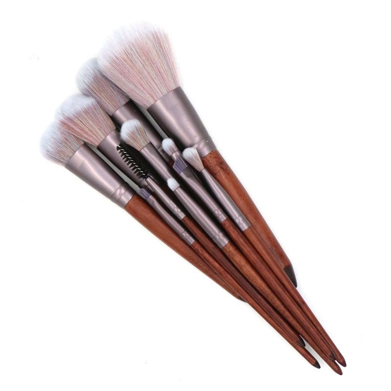 Professional Makeup Brush Set - 12 Piece Vegan & Cruelty-Free Cosmetic Brushes for Foundation, Blending, Contouring - Perfect for Everyday Makeup & Travel