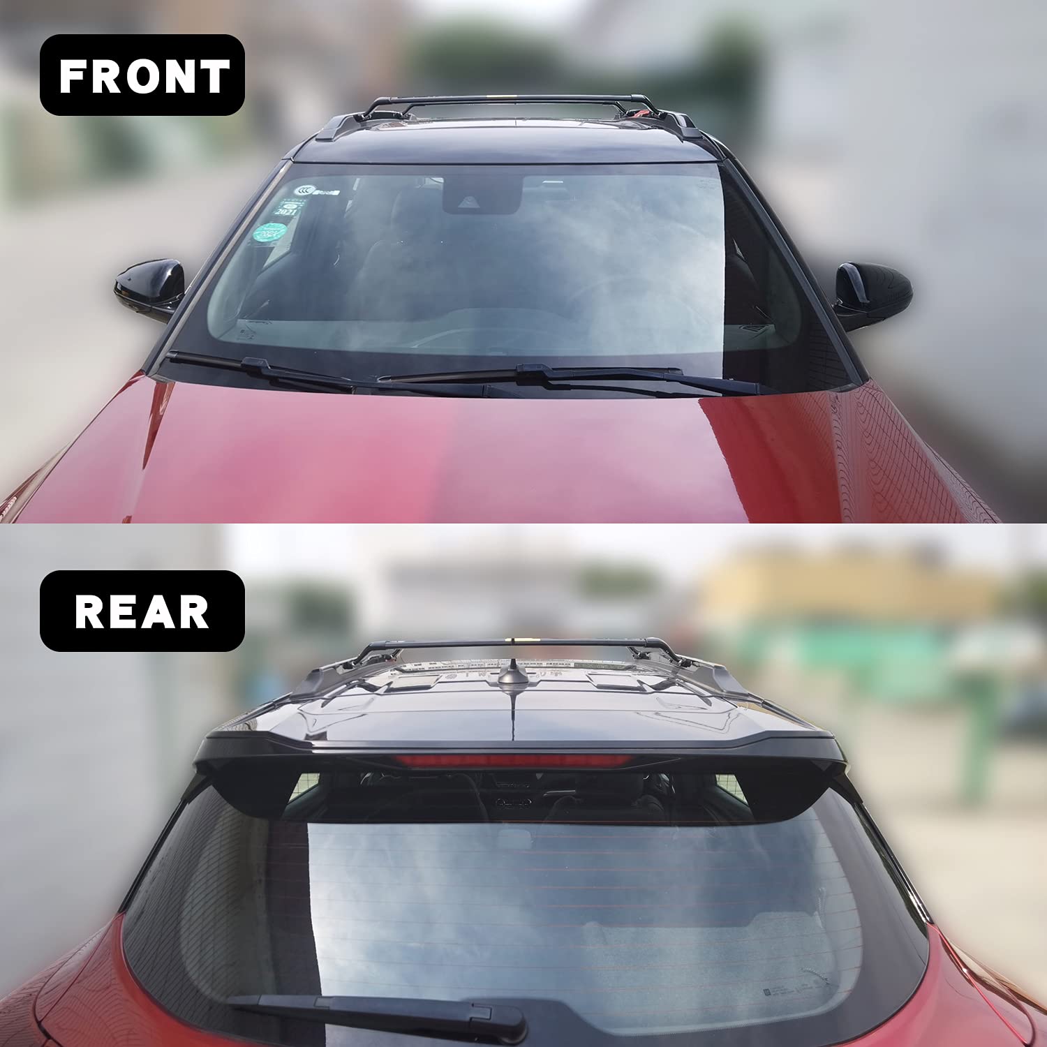 Snailfly 220 LBS Heavy Duty Roof Rack Cross Bars for 2021-2025 Chevy Chevrolet Trailblazer - Black Aluminum Alloy Cargo Carrier Bars - Perfect for Camping, Kayaking & Outdoor Adventures