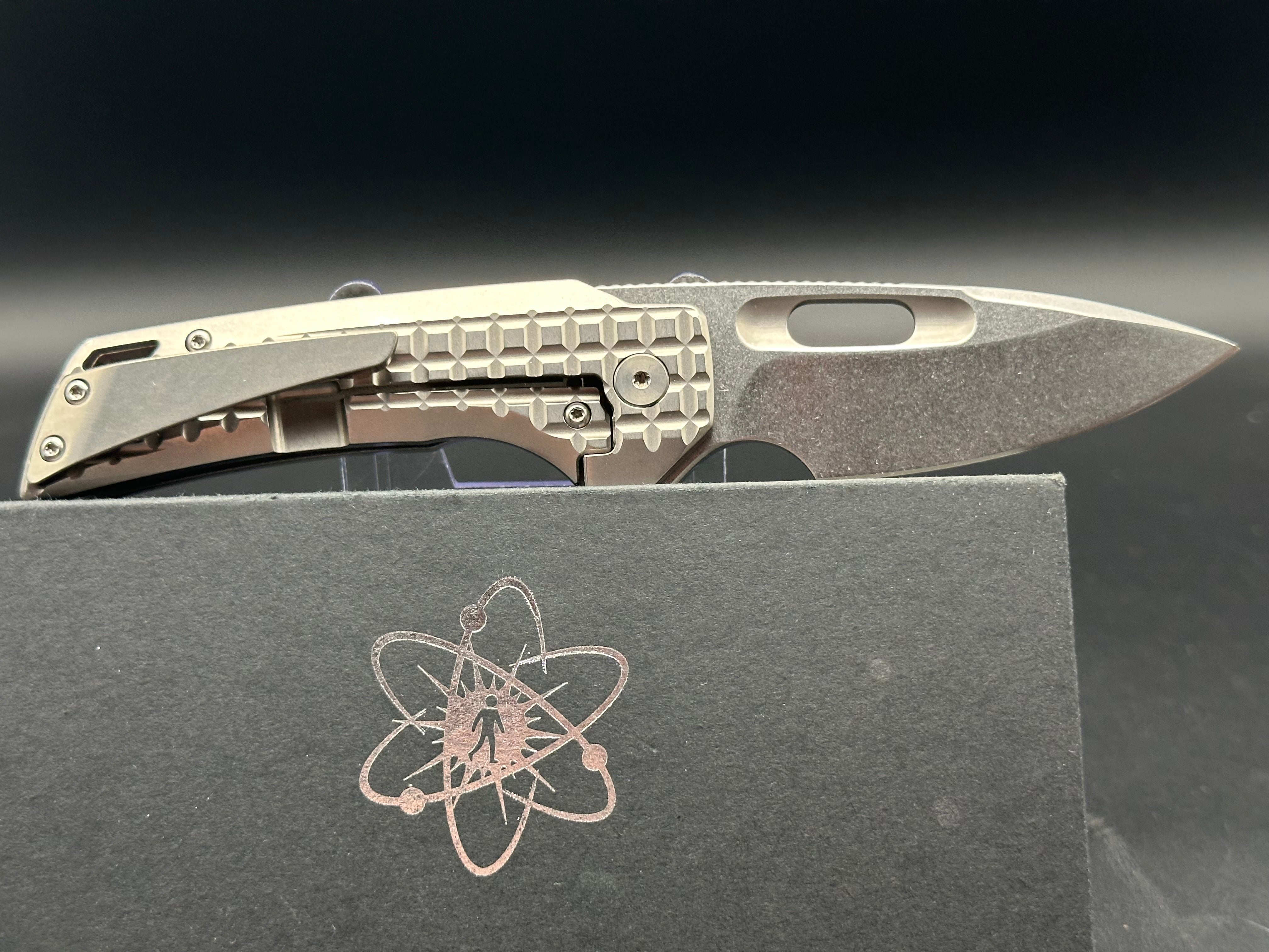 Empedc Nymble M390 Folding Pocket Knife - 3rd Gen Stonewash Finish | EDC, Outdoor, Camping & Survival Gear