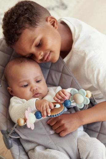 BabyBjorn Baby Bouncer Bliss - Soft & Ergonomic Infant Rocker with Toy Bar - Perfect for Newborns & Toddlers - Ideal for Playtime, Napping & Soothing at Home or On-the-Go