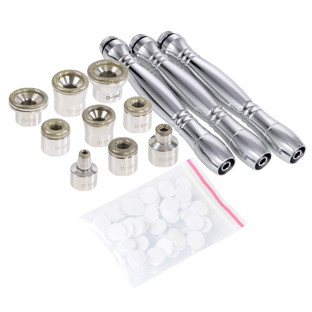 Professional Microdermabrasion Machine Kit with Diamond Tips Wands - At-Home Facial Exfoliation for Smooth, Glowing Skin | Perfect for Anti-Aging, Acne Treatment & Skin Rejuvenation