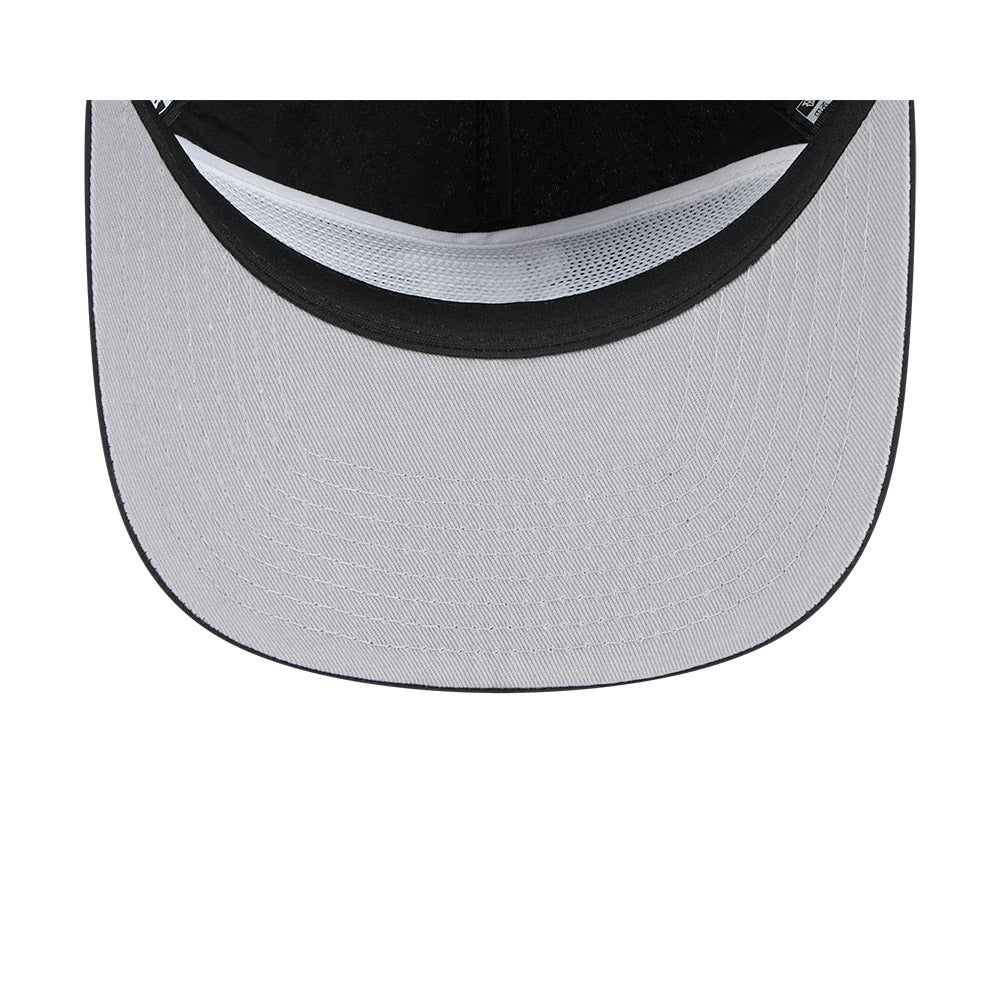 New Era San Francisco Giants Strapback Hat - Black Nylon Golf & Casual Wear Cap for Men & Women | Perfect for Golfing, Outdoor Sports & Everyday Fashion