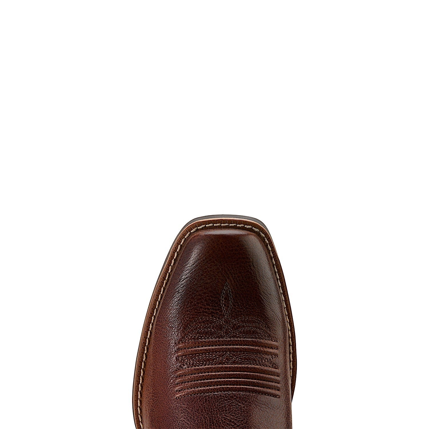 Ariat Men's Hustler Western Boot - Beasty Brown/Pacific Blue - Durable Cowboy Boots for Riding, Work & Outdoor Activities