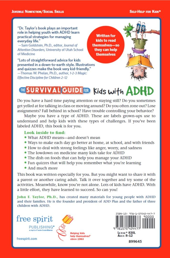 The Ultimate Survival Guide for Kids with ADHD – Help Children Thrive in School & Daily Life | Parenting & Learning Resource for ADHD Children