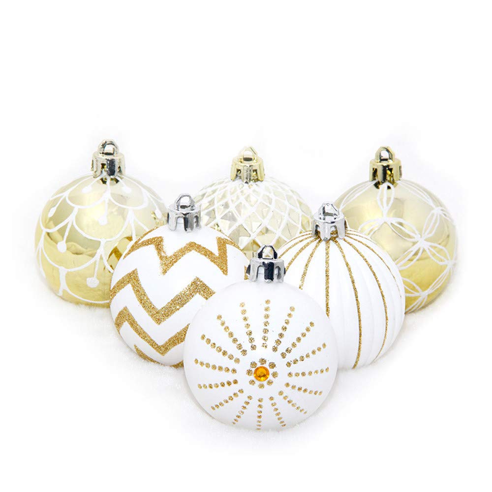 30Pcs Christmas Hanging Balls Baubles - Shatterproof Xmas Tree Ornaments for Holiday Party Decorations, Christmas & New Year Decor - Perfect for Home, Office, and Outdoor Decorating