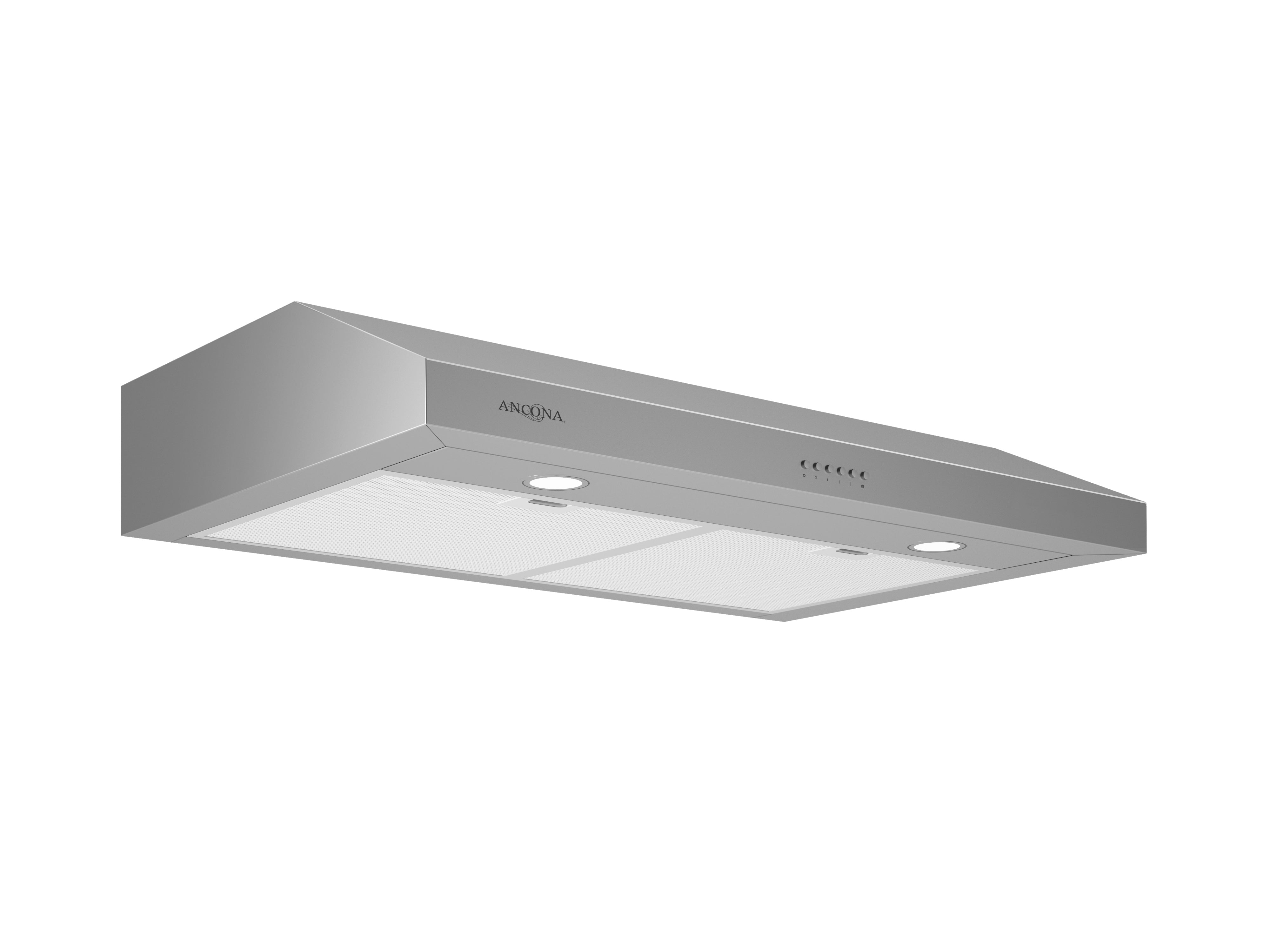 Slim EL530 30-inch Stainless Steel Under Cabinet Range Hood - Powerful Kitchen Ventilation for Smoke & Odor Removal - Perfect for Small Kitchens & Apartments