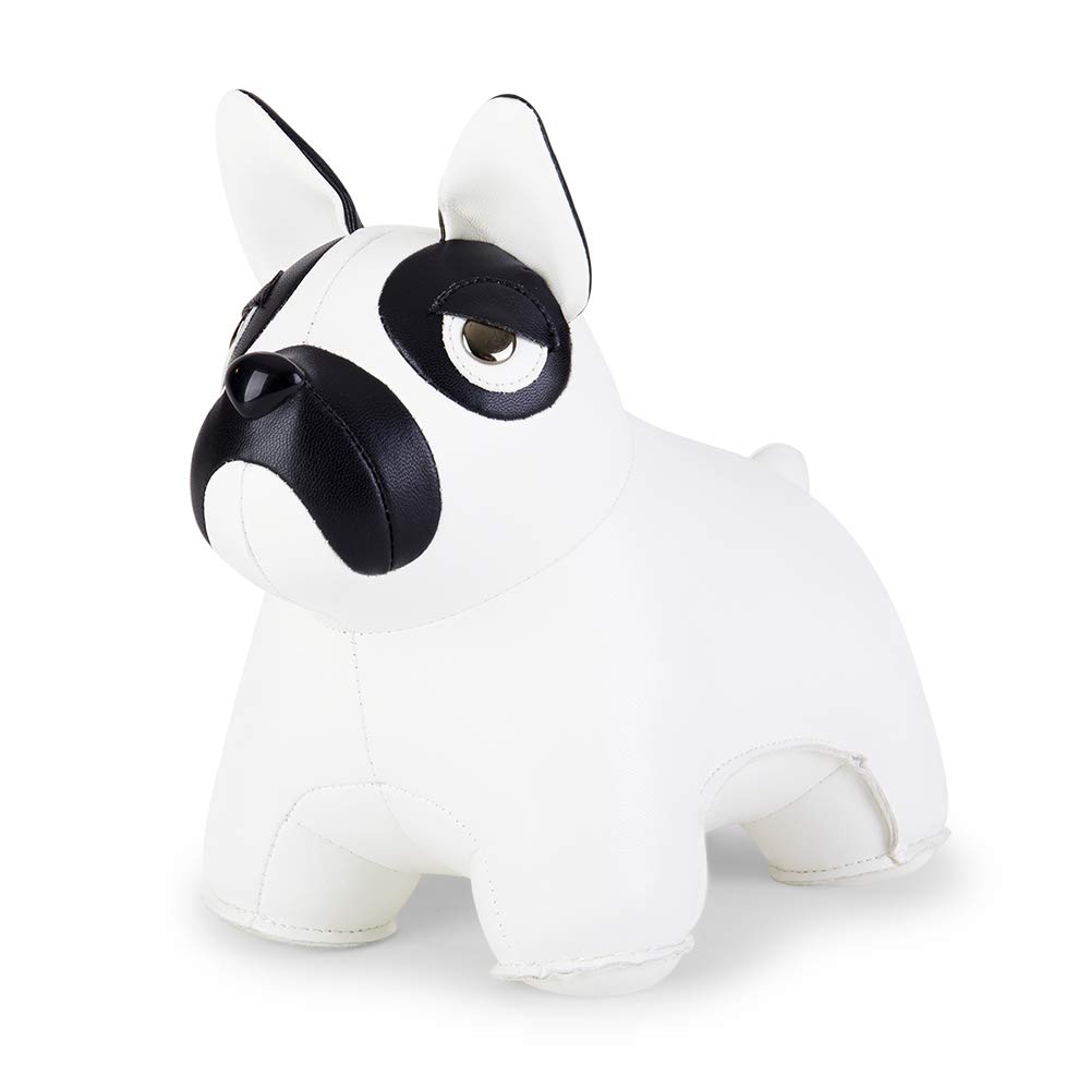 Zuny Classic Series Black French Bulldog Bookends - Stylish Office & Shelf Decor for Home, Study, and Library Organization