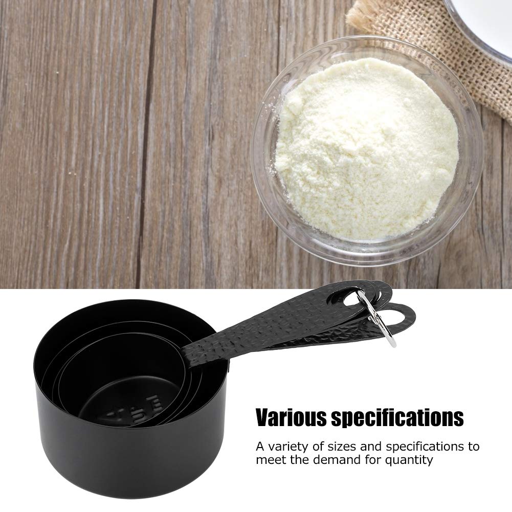 Stainless Steel Measuring Spoons and Cups Set - 1 Tbsp, 1/2 Tbsp, 1 Tsp for Baking, Cooking, Coffee, Milk Powder - Durable Kitchen Measuring Tools for Home & Professional Use