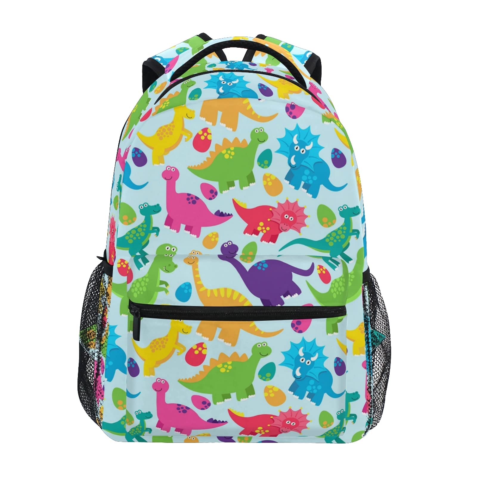ALAZA Colorful Dinosaurs Unisex Backpack - Waterproof School Bag, Travel Laptop Bag & Casual Daypack for Students & Work (15.6 Inch) - Perfect for School, College, Office & Outdoor Adventures