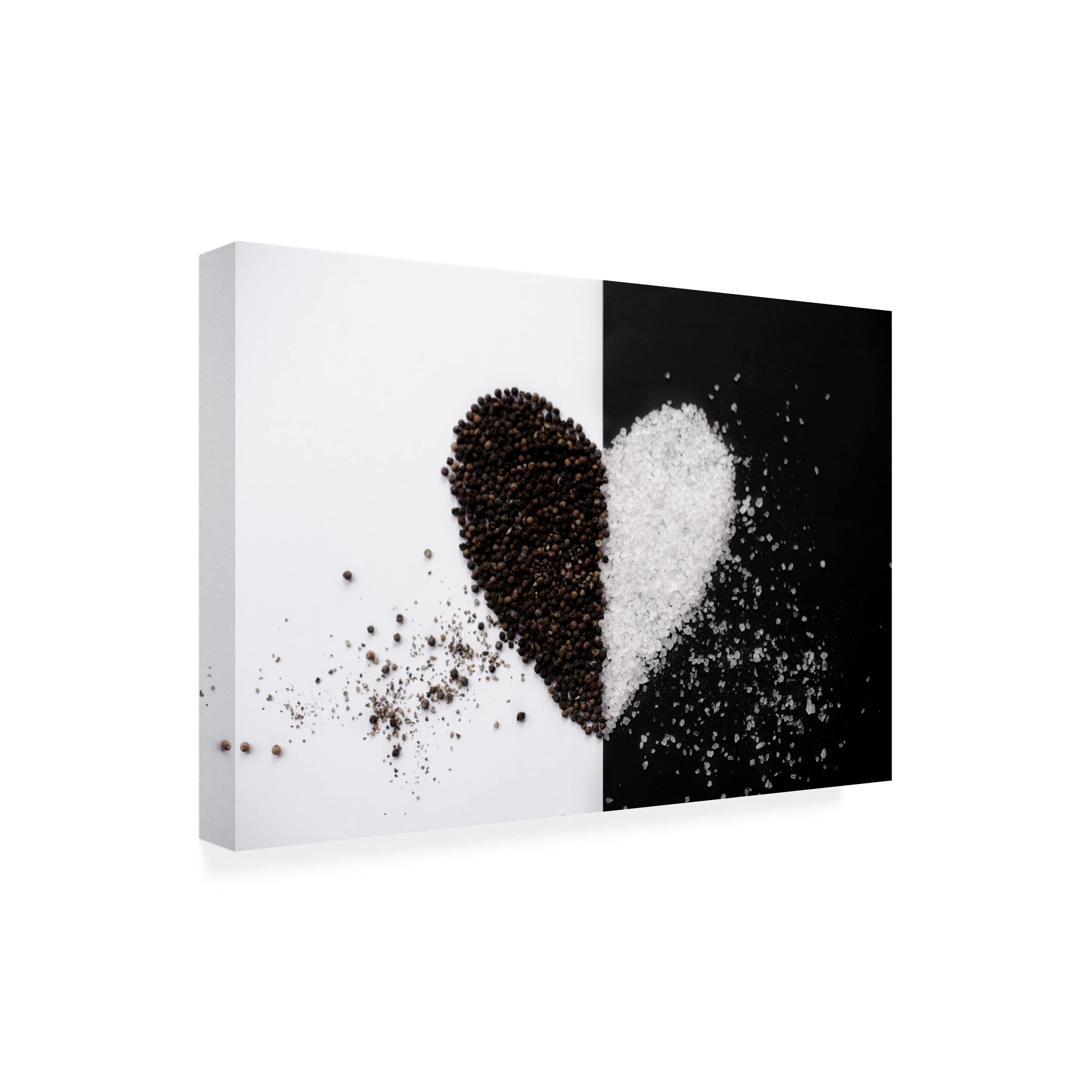 Trademark Fine Art 'Love' Canvas Wall Art by Kate Weber - Romantic Home Decor for Living Room, Bedroom & Office