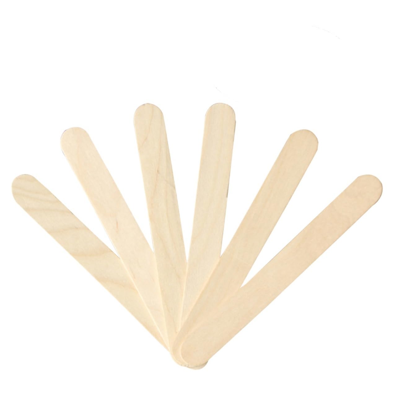 100pcs Wooden Wax Spatulas for Hair Removal, DIY Waxing, and Beauty Treatments – Perfect for Home, Salon, and Spa Use