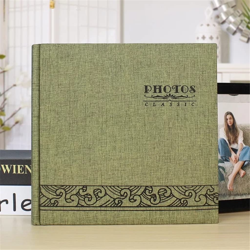 6-Inch Photo Album 200 Pages - Premium Slip Memo Scrapbook for Wedding, Family & Travel Memories - 23x22x5cm (Color E) - Perfect for DIY Scrapbooking, Photo Preservation & Gift Giving