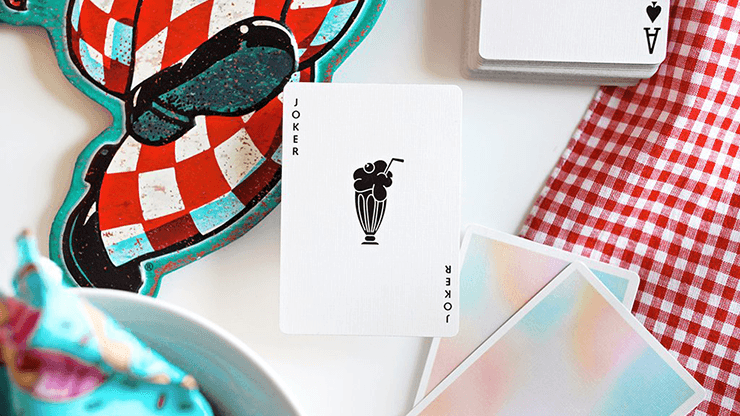 Premium NOC Playing Cards - Diner (Milkshake) Edition | Collectible Poker Cards for Game Nights, Magic Tricks & Cardistry | Perfect for Parties, Travel & Gifts