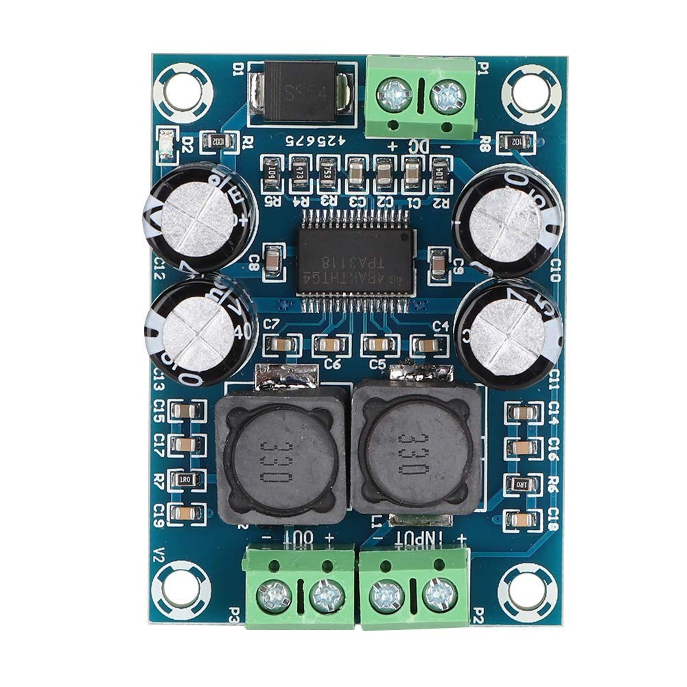 TPA3118 Mono Digital Amplifier Board, 60W High Power Audio AMP Module, DC10-24V, Ideal for Home Theater Speakers, DIY Projects, and Car Audio Systems