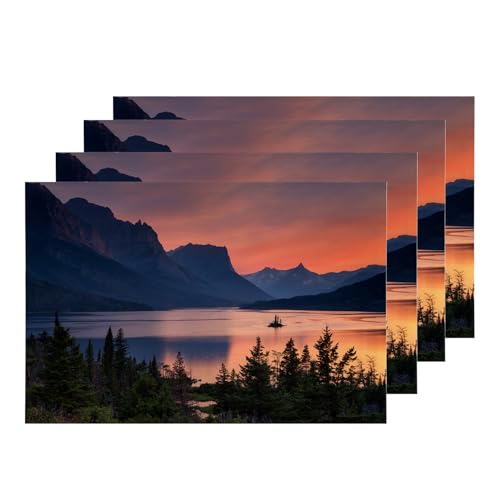 Natural Scenery Sunset 2 Orangeb
