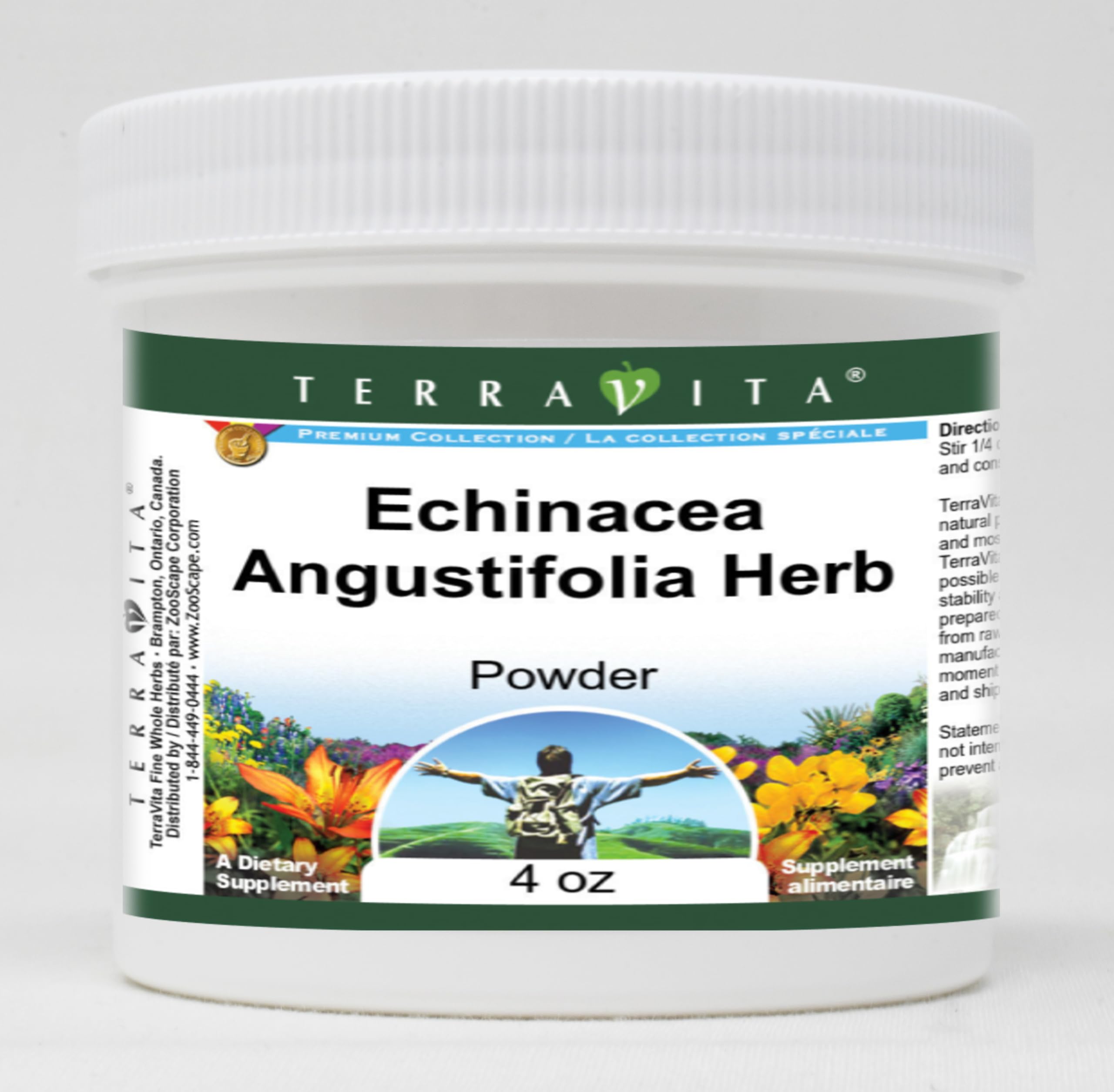 Organic Echinacea Angustifolia Root Powder - 4oz (113g) | Immune Support Supplement | USDA Certified | Herbal Tea & Wellness Use